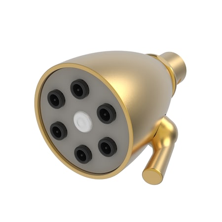 Newport Brass Shower Head, Satin Gold (PVD), Side 212-24S